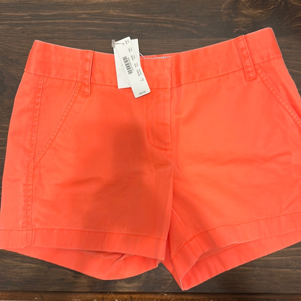 J. Crew 4” inseam size 2 coral shorts